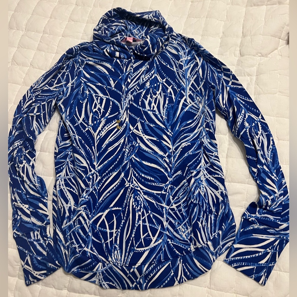 Lilly Pulitzer Funnel-Neck Sweatshirt
